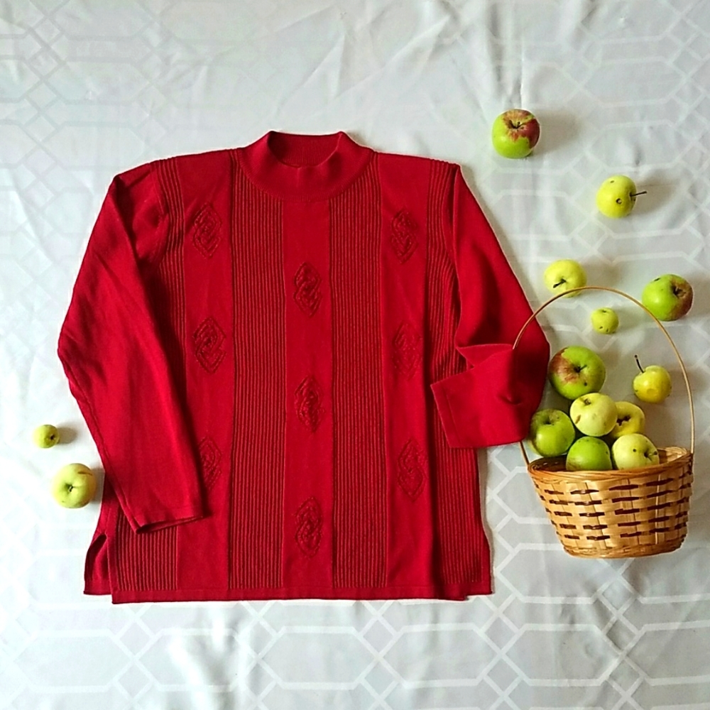 Vintage Diamond Pattern Sweater